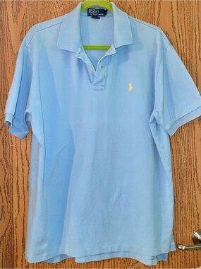 Men's Polo Ralph Lauren Polo Shirt Size X-Large. Blue. Light Blue. Golf. Preppy